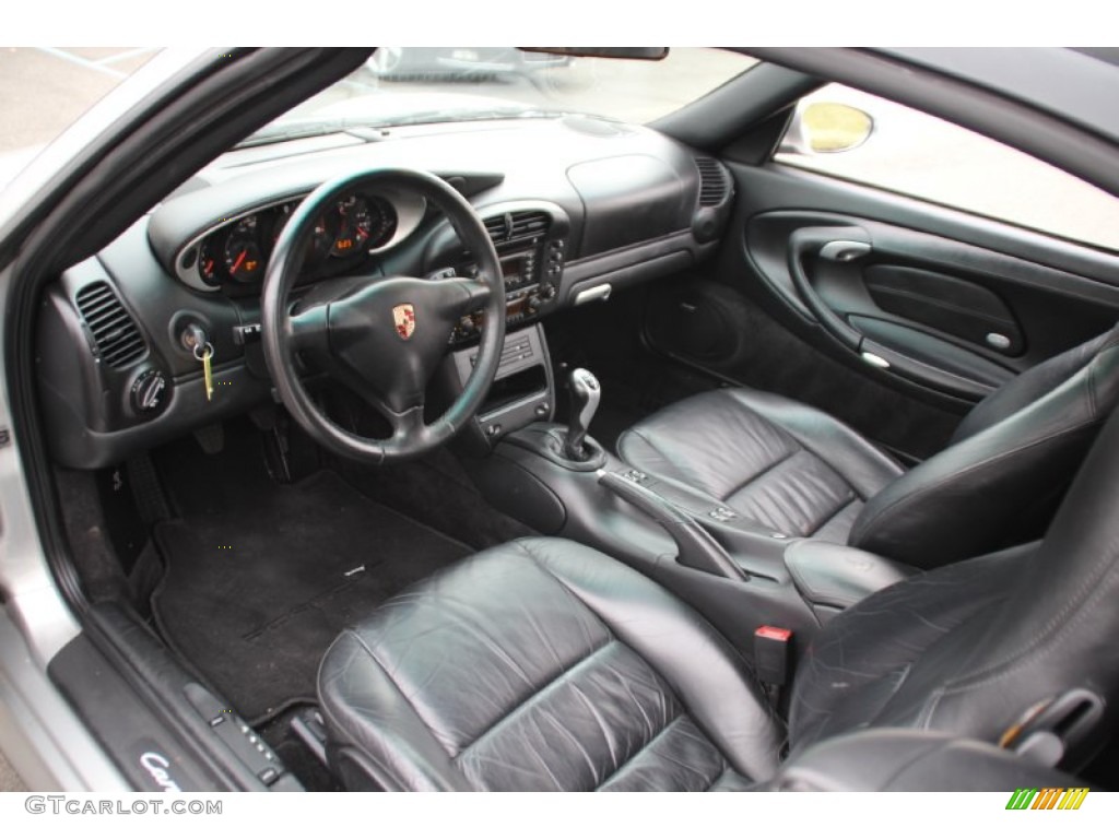 2004 911 Carrera 4S Cabriolet - Arctic Silver Metallic / Black photo #12