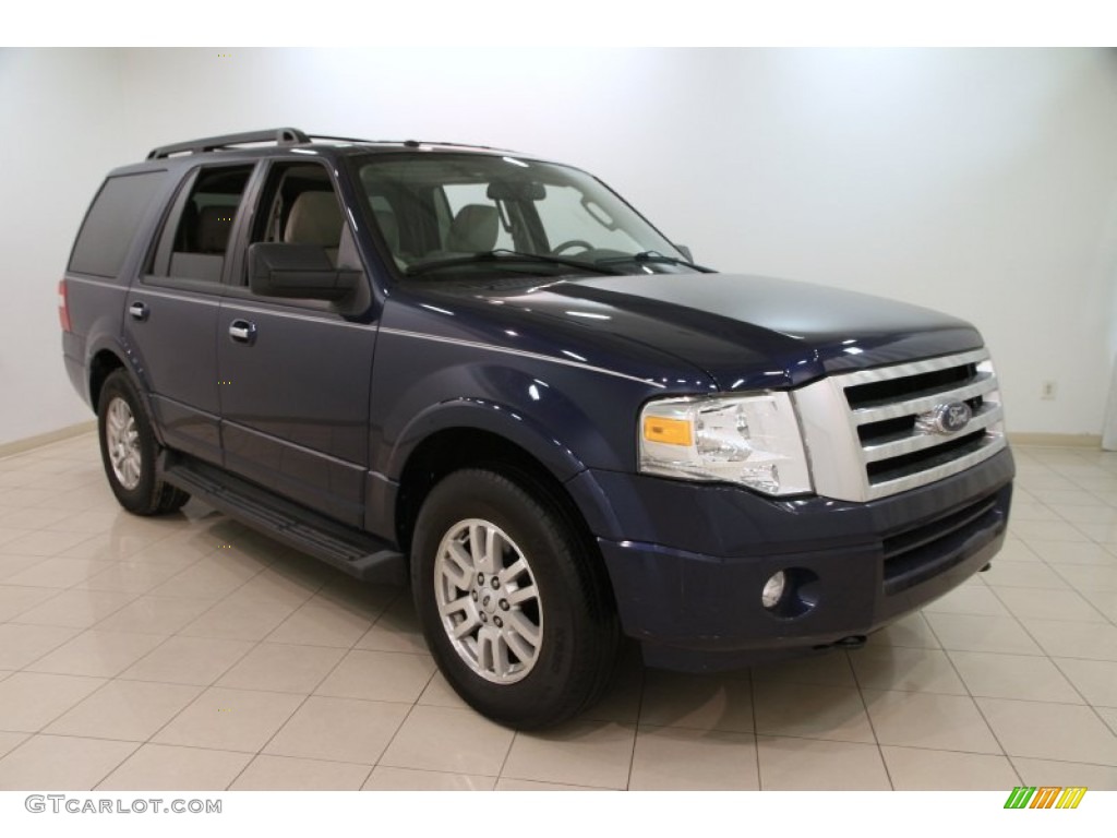 2011 Expedition XLT 4x4 - Dark Blue Pearl Metallic / Stone photo #1