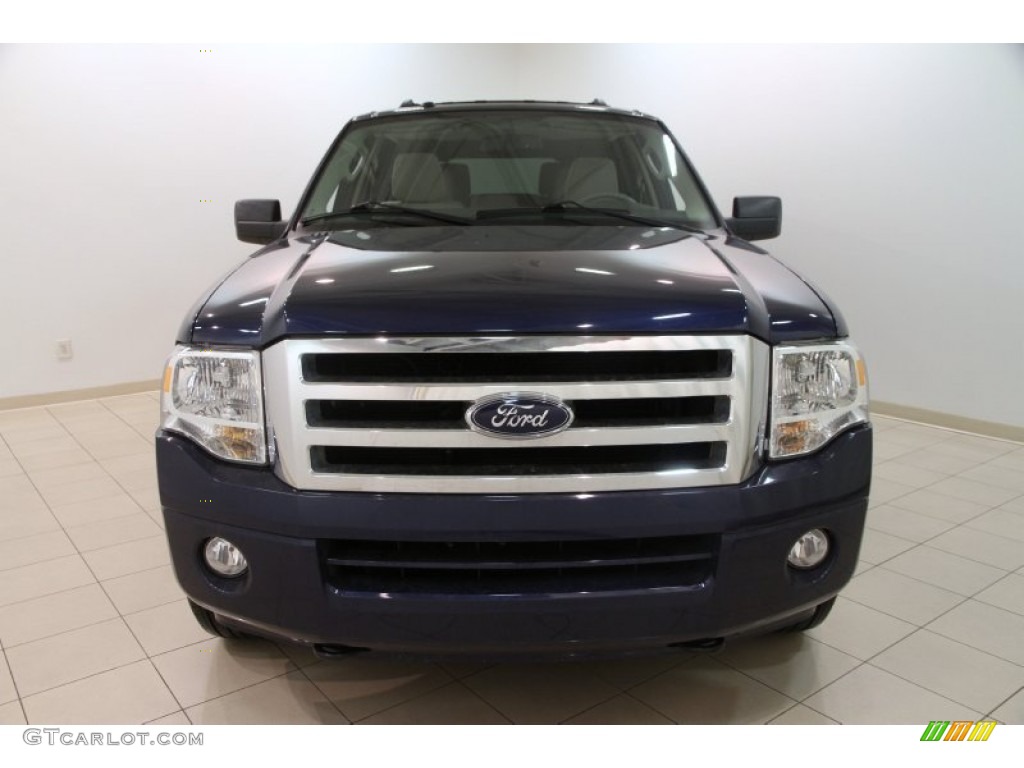 2011 Expedition XLT 4x4 - Dark Blue Pearl Metallic / Stone photo #2
