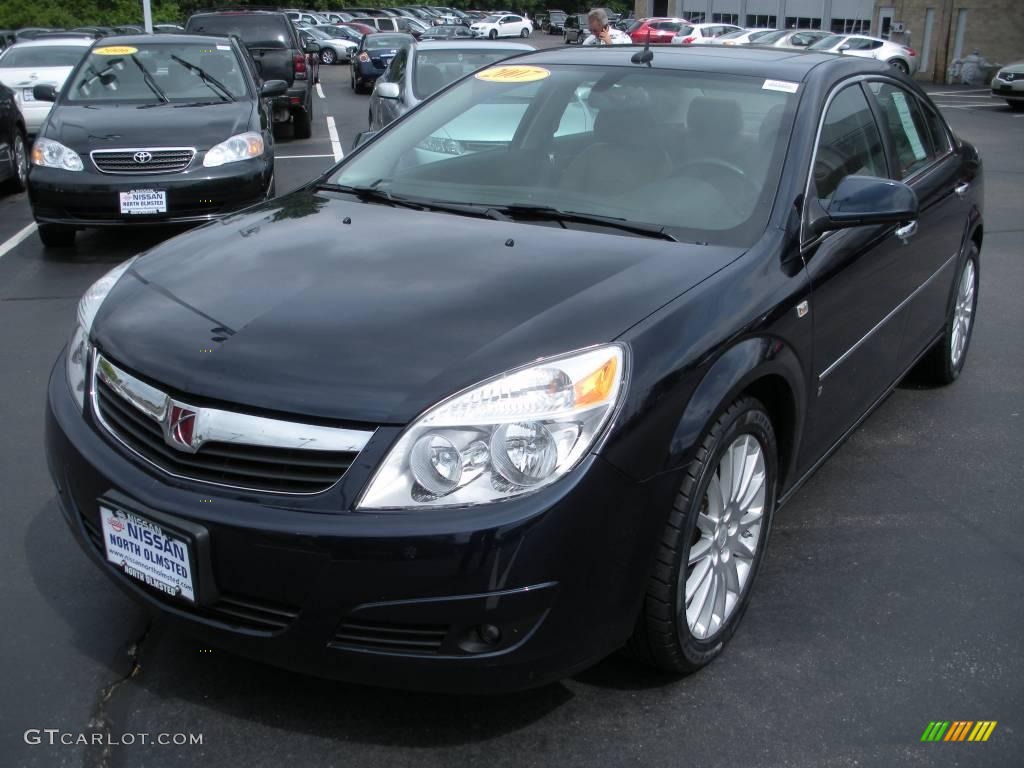 2007 Aura XR - Midnight Blue Metallic / Morocco Brown photo #1