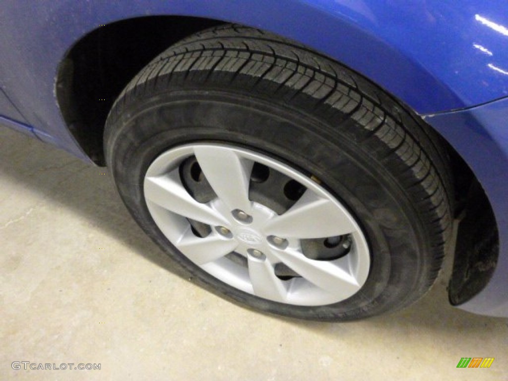 2009 Rio Rio5 LX Hatchback - Sapphire Blue / Gray photo #4