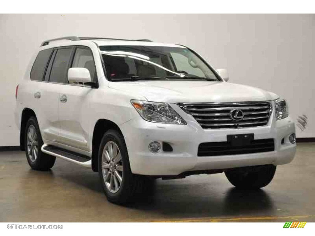 2011 LX 570 - Starfire White Pearl / Cashmere photo #1
