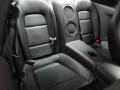 2012 Nissan GT-R Black Interior Rear Seat Photo
