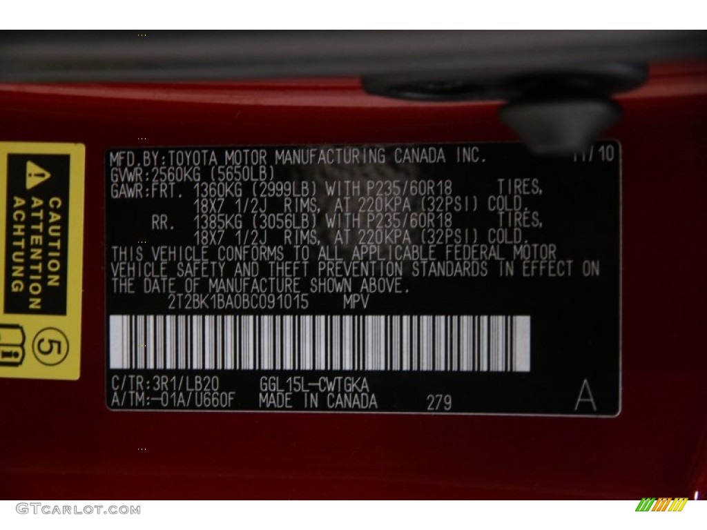 2011 RX 350 AWD - Matador Red Mica / Black photo #16