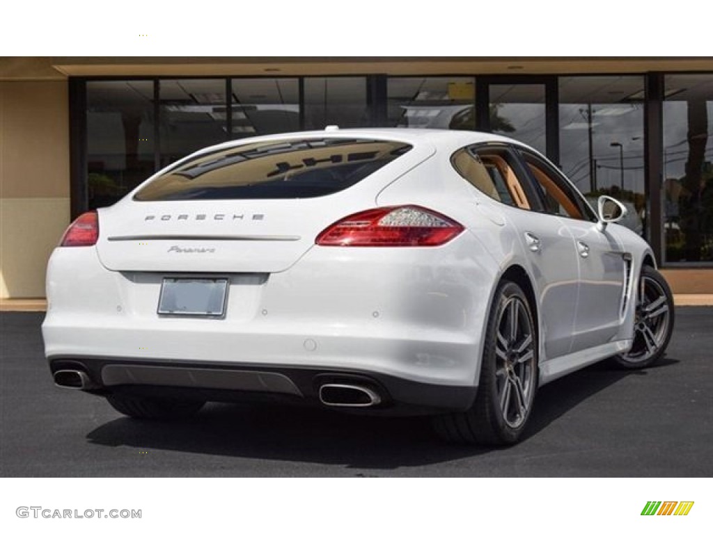 Carrara White 2013 Porsche Panamera 4 Platinum Edition Exterior Photo #100870570