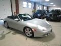 1999 Arctic Silver Metallic Porsche 911 Carrera Cabriolet  photo #7