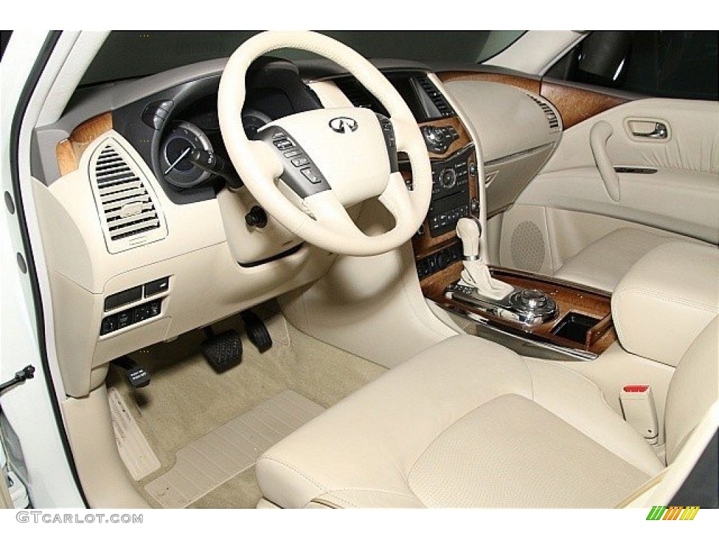 Wheat Interior 2012 Infiniti QX 56 4WD Photo #100870796