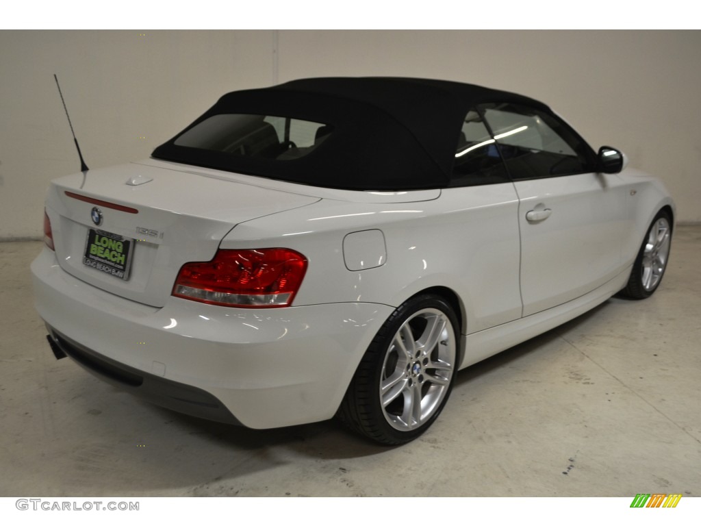 2013 1 Series 135i Convertible - Alpine White / Black photo #5