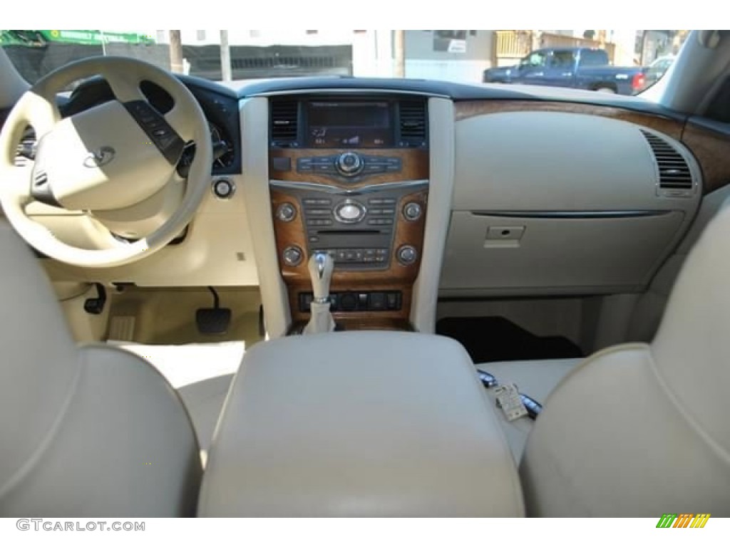 2011 QX 56 4WD - Dark Currant / Wheat photo #9