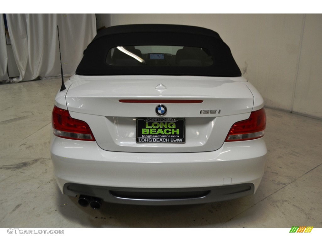 2013 1 Series 135i Convertible - Alpine White / Black photo #7