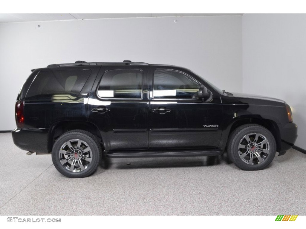 Onyx Black 2014 GMC Yukon SLT Exterior Photo #100872803