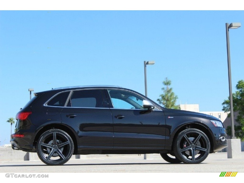 2014 SQ5 Premium plus 3.0 TFSI quattro - Brilliant Black / Black/Magma Red photo #2