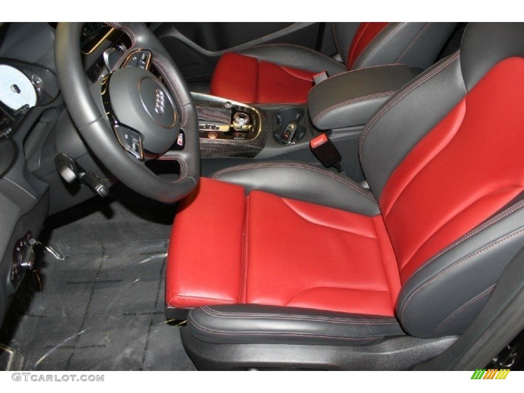 2014 SQ5 Premium plus 3.0 TFSI quattro - Brilliant Black / Black/Magma Red photo #6