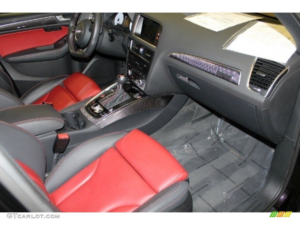 2014 SQ5 Premium plus 3.0 TFSI quattro - Brilliant Black / Black/Magma Red photo #7