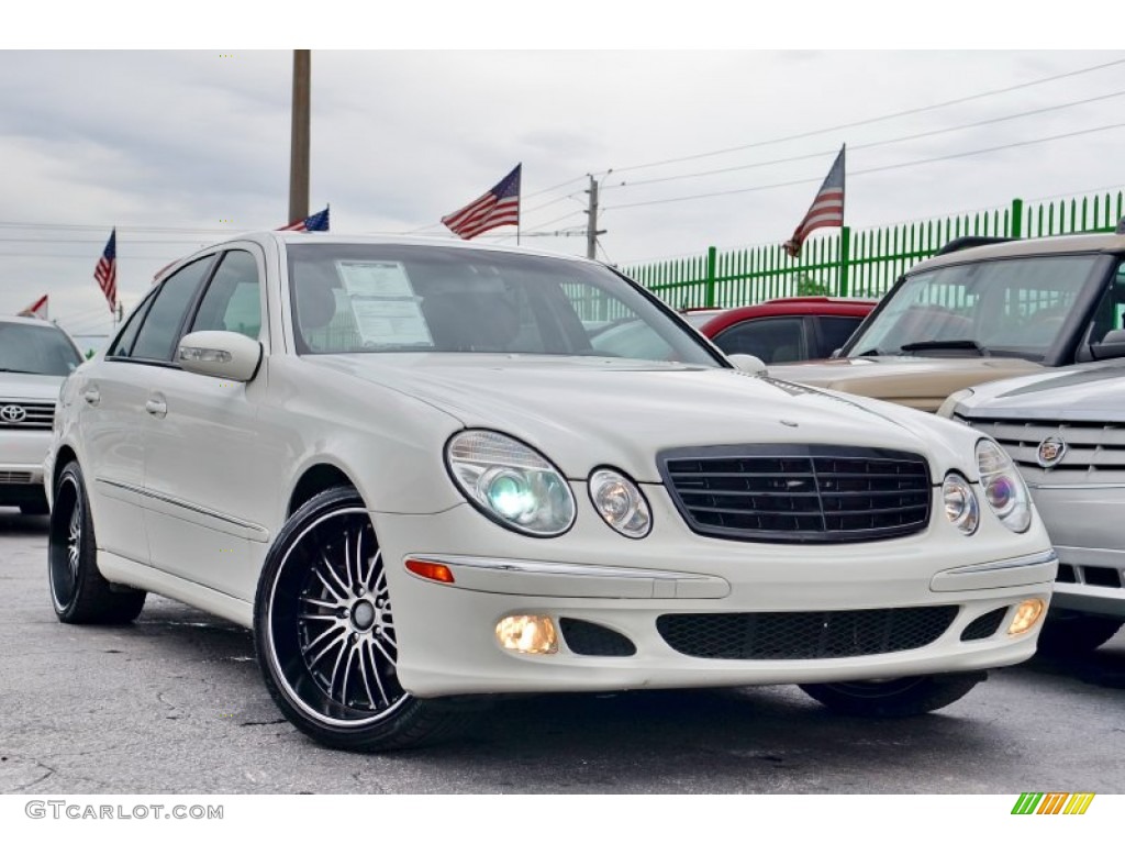 2005 E 320 Sedan - Alabaster White / Charcoal photo #1