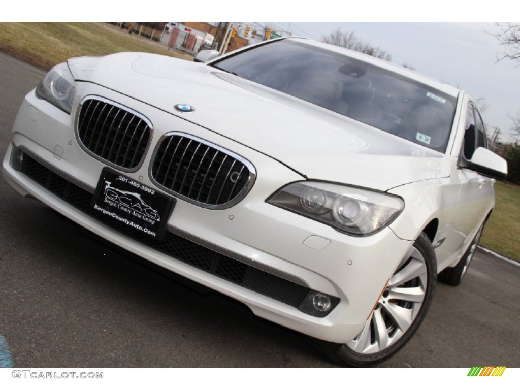 2011 7 Series ActiveHybrid 750Li Sedan - Alpine White / Oyster/Black photo #1