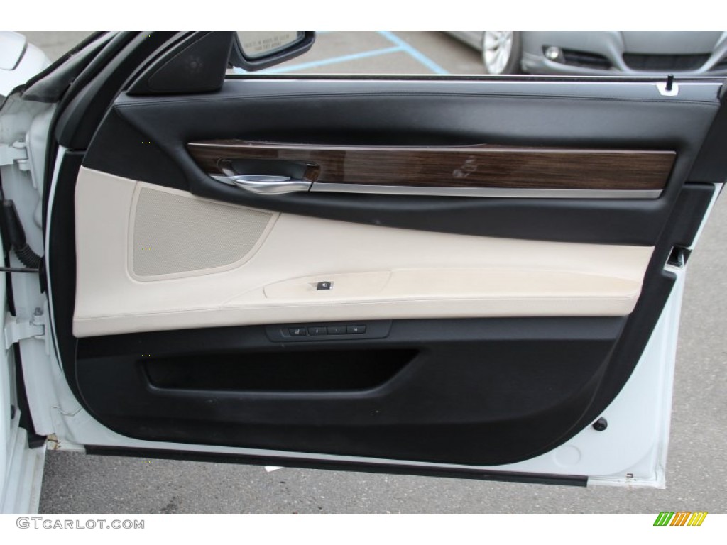 2011 7 Series ActiveHybrid 750Li Sedan - Alpine White / Oyster/Black photo #31
