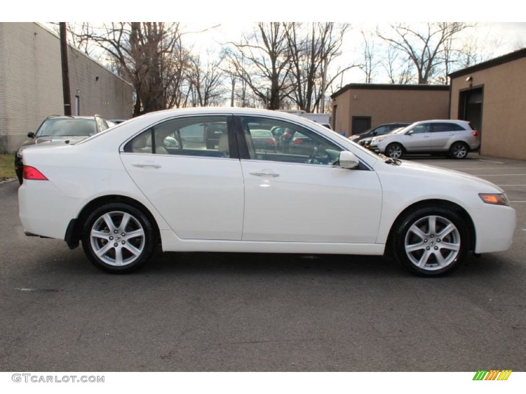 Premium White Pearl 2004 Acura TSX Sedan Exterior Photo #100876319