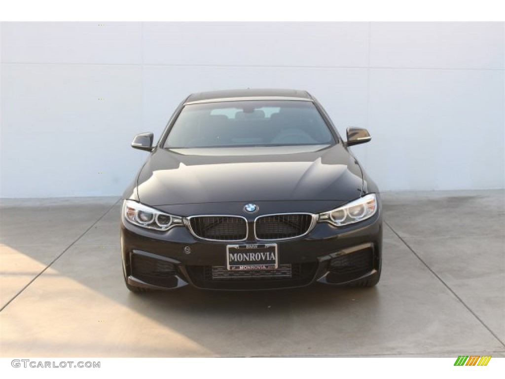 2015 4 Series 428i Gran Coupe - Black Sapphire Metallic / Black photo #3