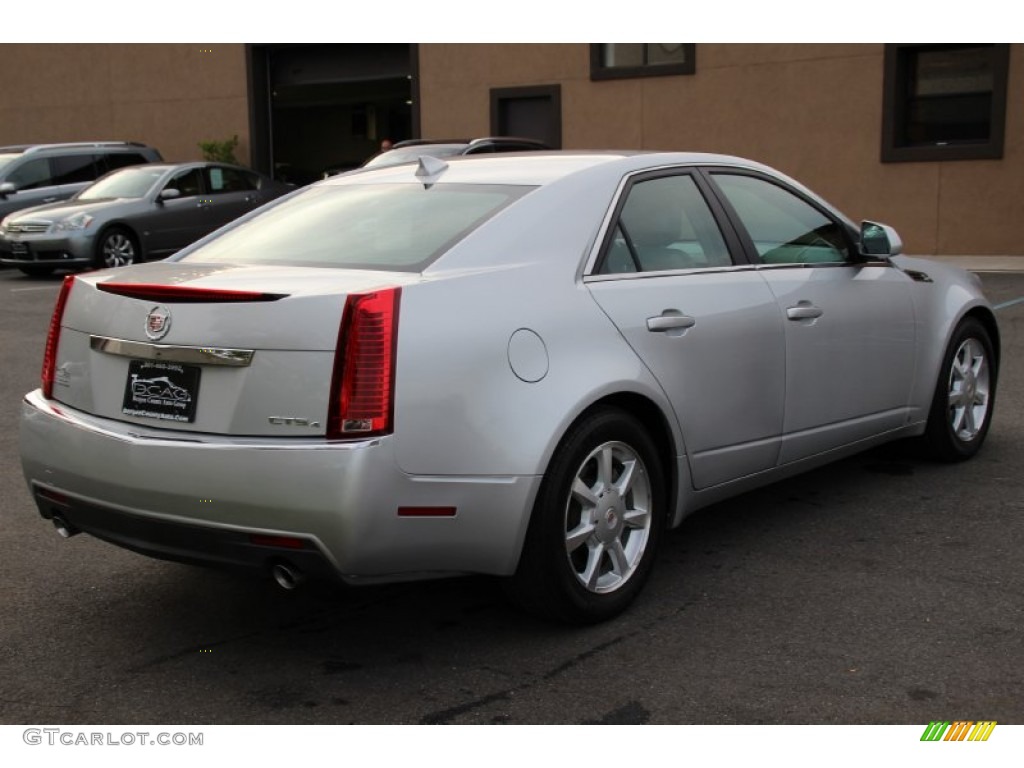 2009 CTS 4 AWD Sedan - Radiant Silver / Light Titanium/Ebony photo #4