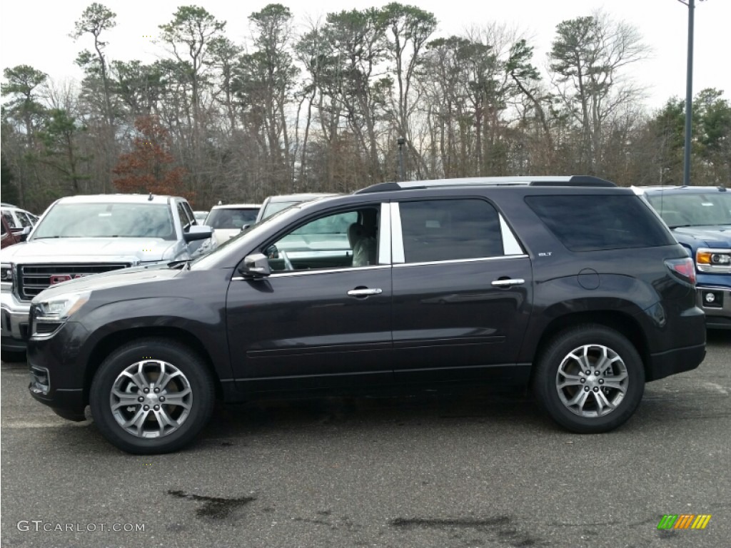 Iridium Metallic 2015 GMC Acadia SLT AWD Exterior Photo #100880192