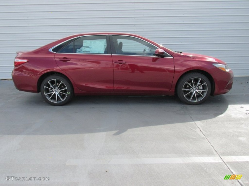 2015 Camry XSE - Ruby Flare Pearl / Black photo #3