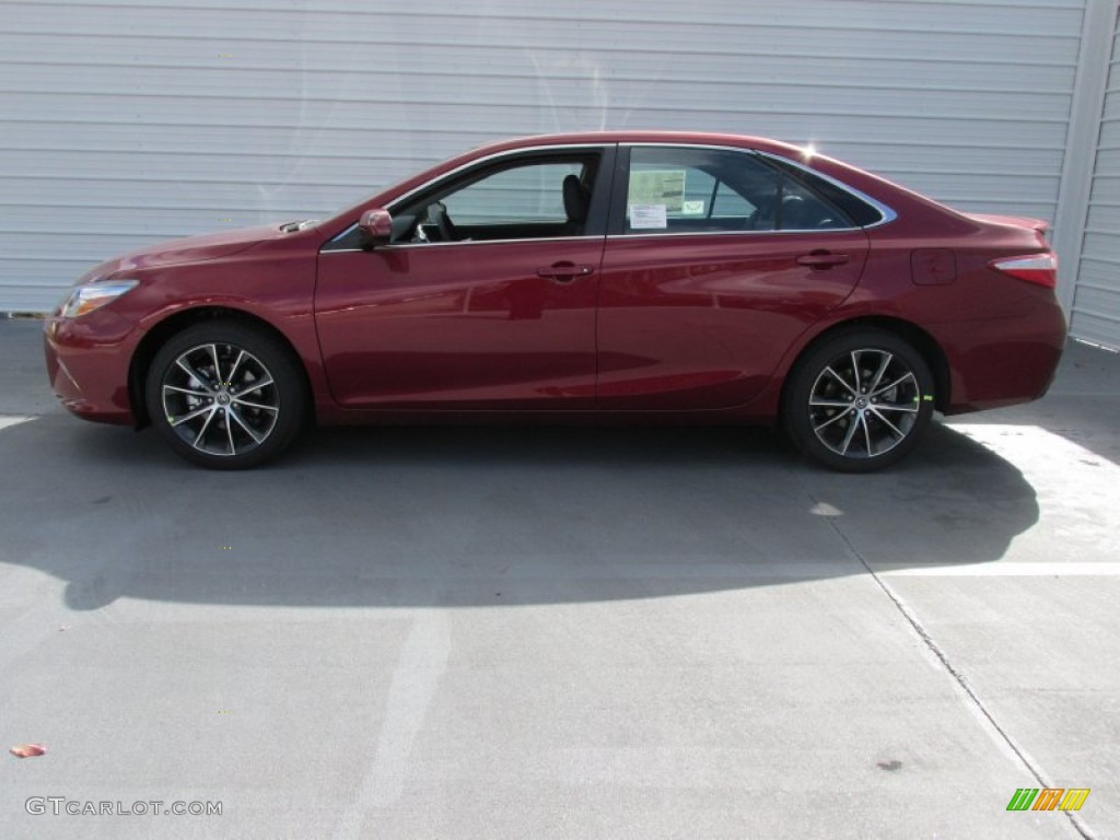2015 Camry XSE - Ruby Flare Pearl / Black photo #6