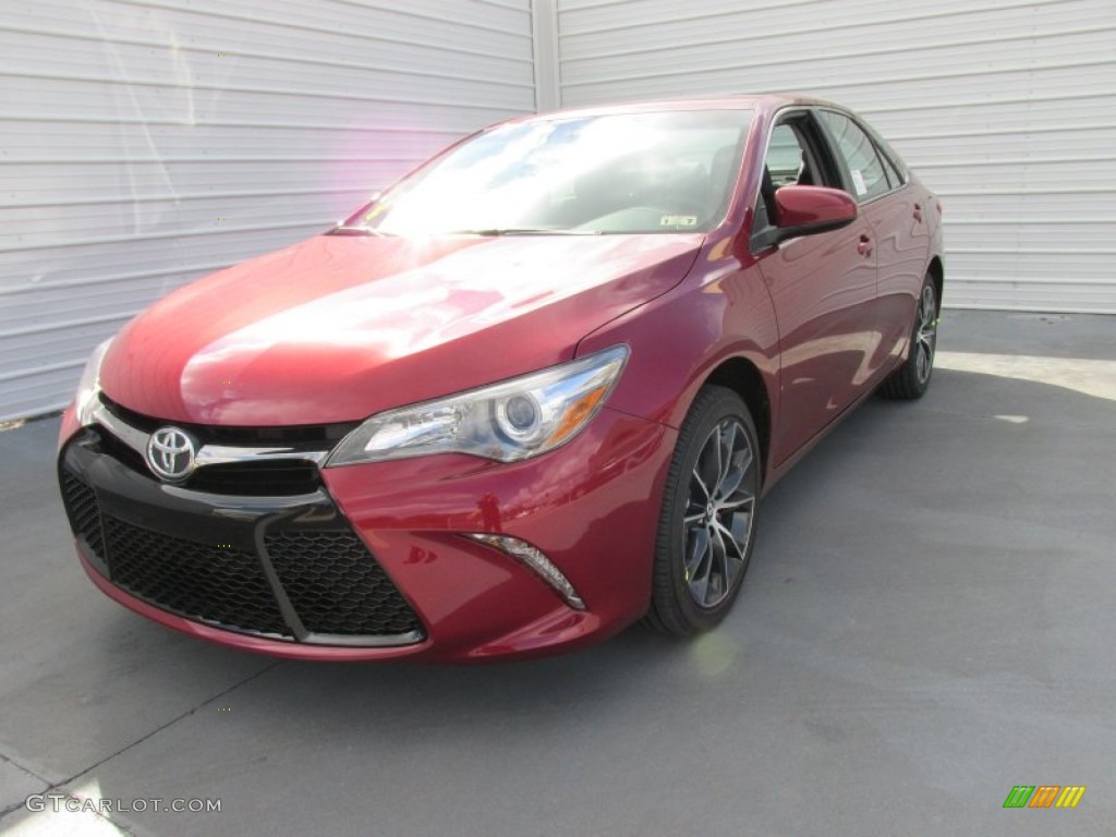 2015 Camry XSE - Ruby Flare Pearl / Black photo #7