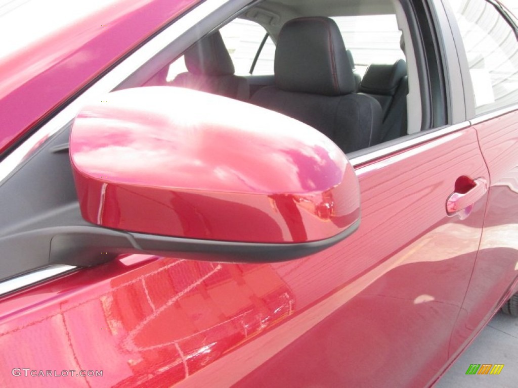 2015 Camry XSE - Ruby Flare Pearl / Black photo #12