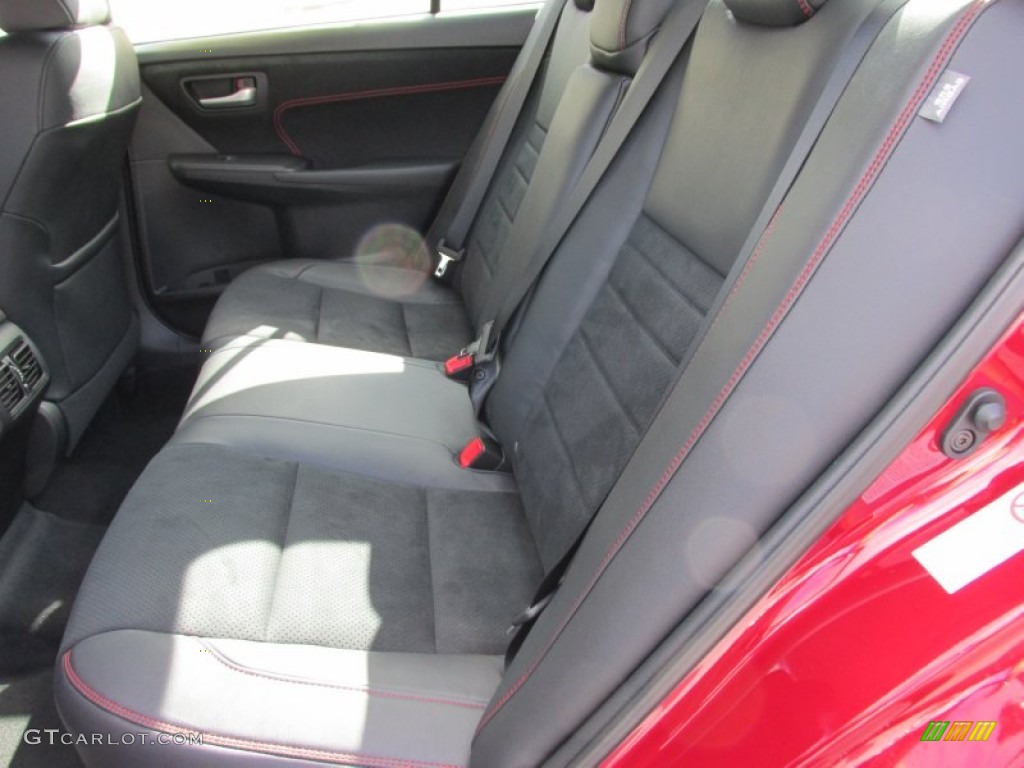 2015 Camry XSE - Ruby Flare Pearl / Black photo #20