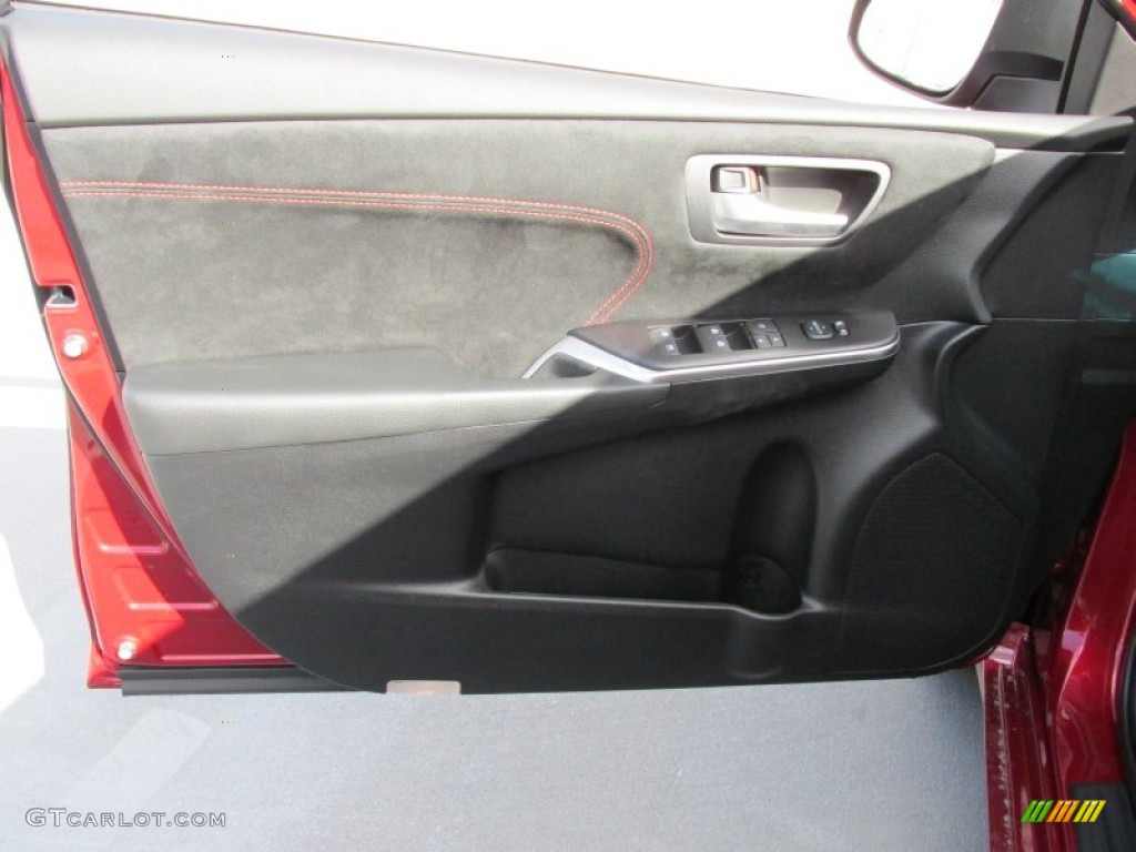 2015 Camry XSE - Ruby Flare Pearl / Black photo #21