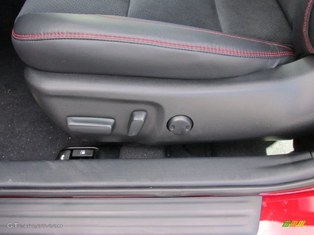 2015 Camry XSE - Ruby Flare Pearl / Black photo #23