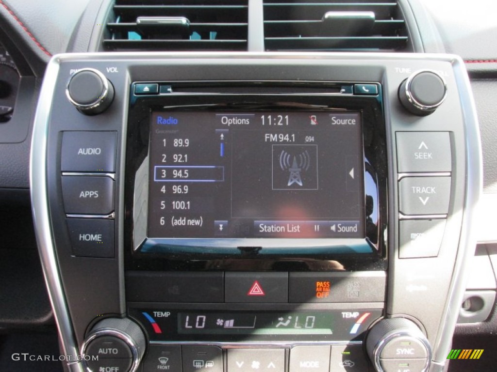 2015 Camry XSE - Ruby Flare Pearl / Black photo #26