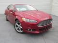 2015 Ruby Red Metallic Ford Fusion SE  photo #1