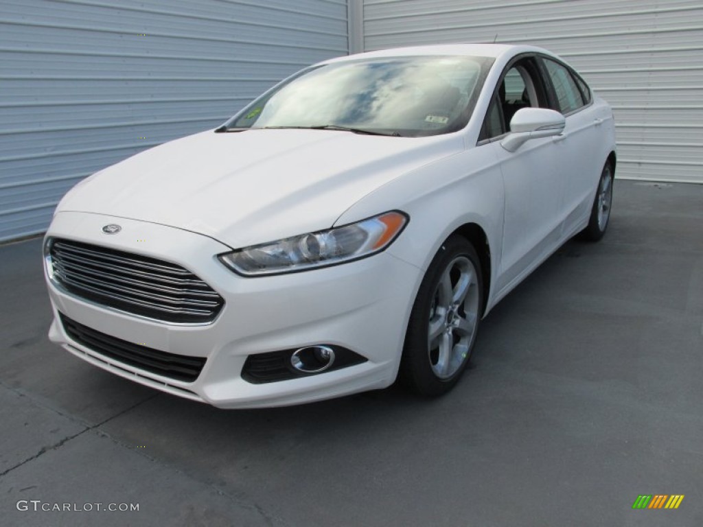 2015 Fusion SE - White Platinum Metallic / Charcoal Black photo #7