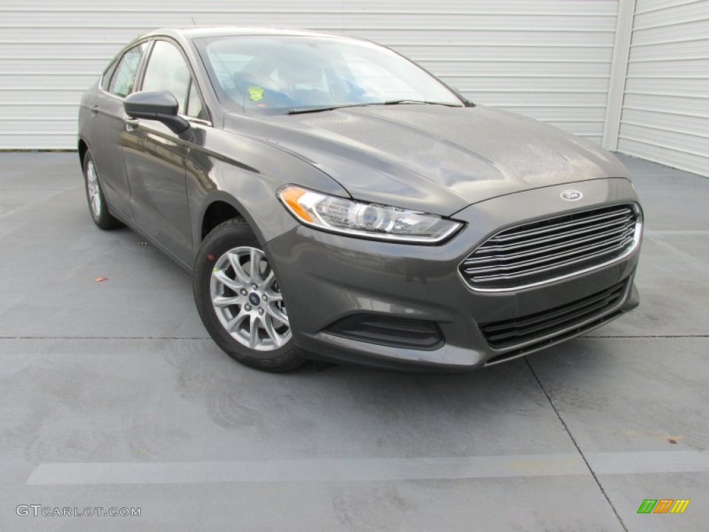 Magnetic Metallic 2015 Ford Fusion S Exterior Photo #100882328