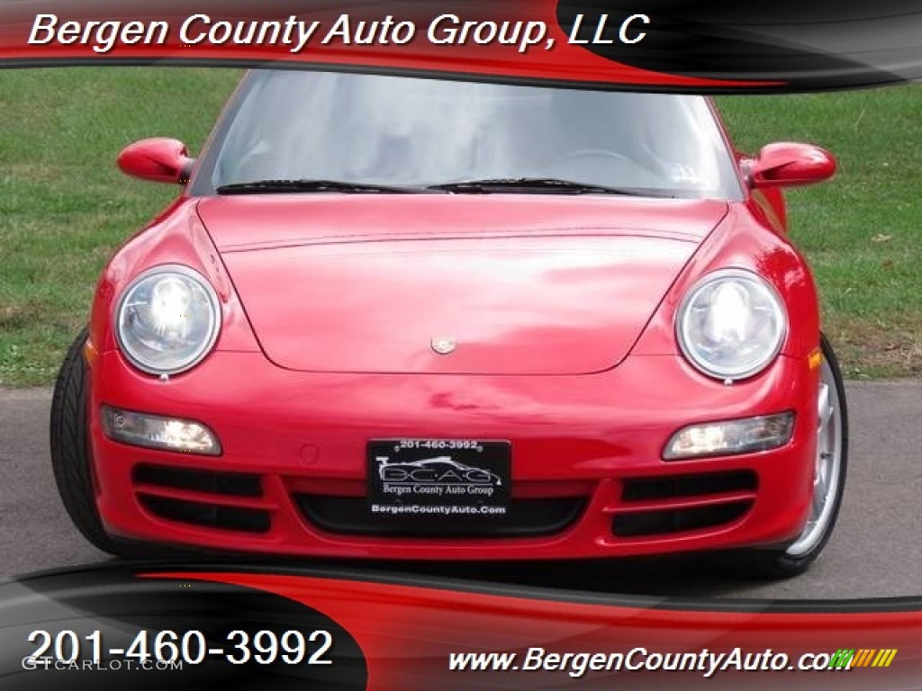 2007 911 Carrera 4S Cabriolet - Guards Red / Black photo #1