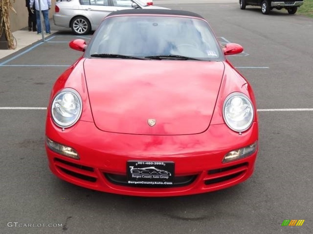 2007 911 Carrera 4S Cabriolet - Guards Red / Black photo #5