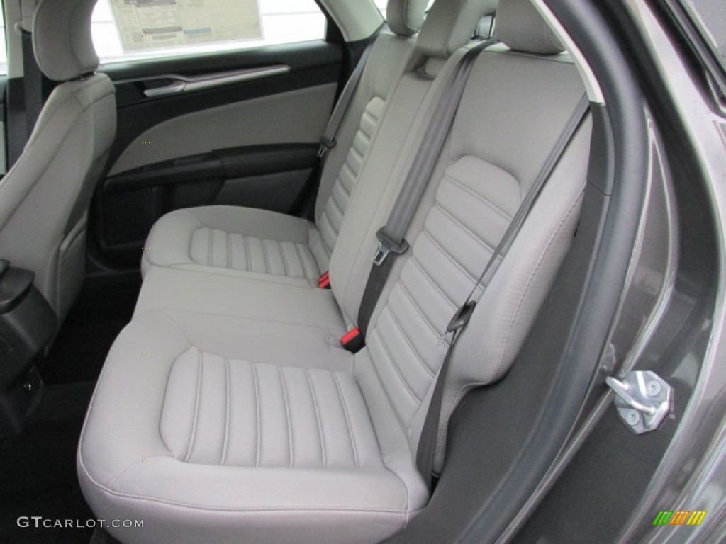 2015 Ford Fusion S Rear Seat Photos