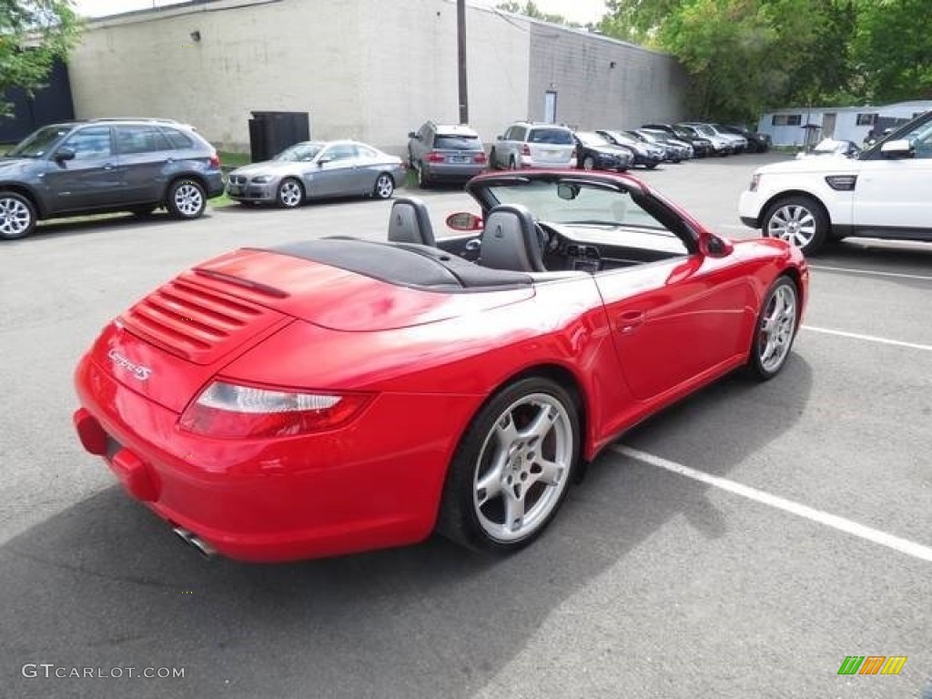 2007 911 Carrera 4S Cabriolet - Guards Red / Black photo #8