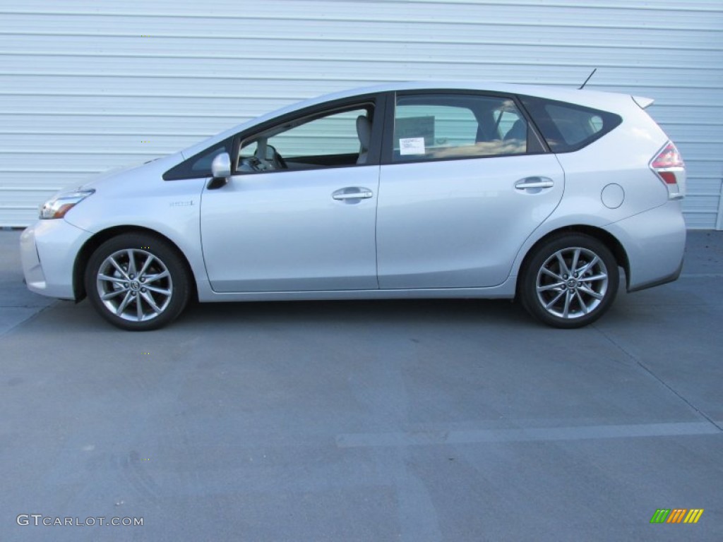 Classic Silver Metallic 2015 Toyota Prius v Five Exterior Photo #100882979