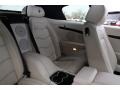 2014 Maserati GranTurismo Convertible Pearl Beige Interior Rear Seat Photo