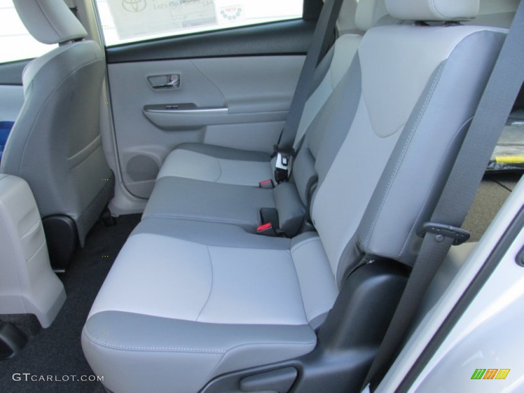 2015 Toyota Prius v Five Rear Seat Photos