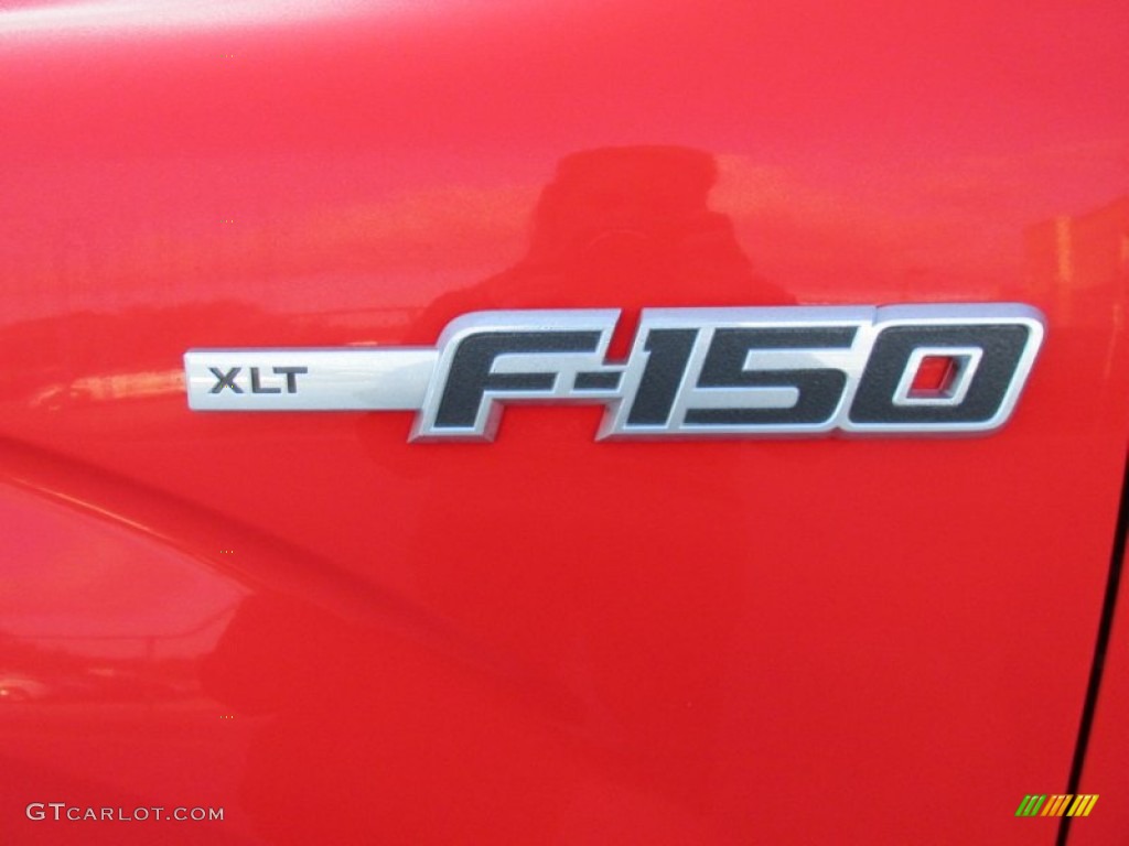 2014 F150 XLT SuperCrew 4x4 - Race Red / Steel Grey photo #14