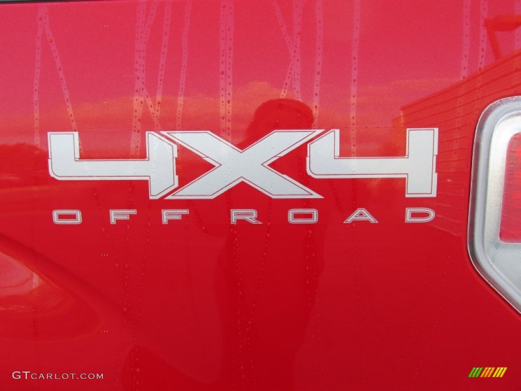 2014 F150 XLT SuperCrew 4x4 - Race Red / Steel Grey photo #17