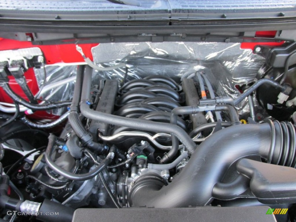2014 F150 XLT SuperCrew 4x4 - Race Red / Steel Grey photo #20