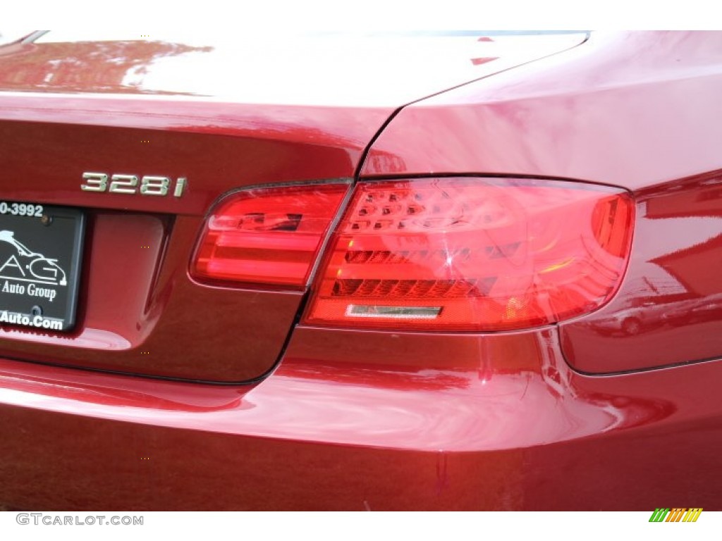 2011 3 Series 328i xDrive Coupe - Crimson Red / Cream Beige photo #24