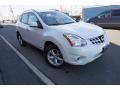 2011 Pearl White Nissan Rogue SV AWD  photo #2
