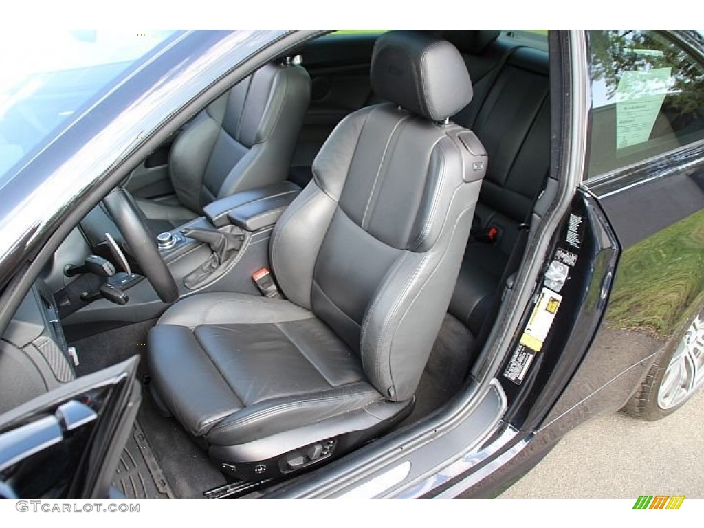 2010 M3 Coupe - Jerez Black Metallic / Black Novillo photo #13