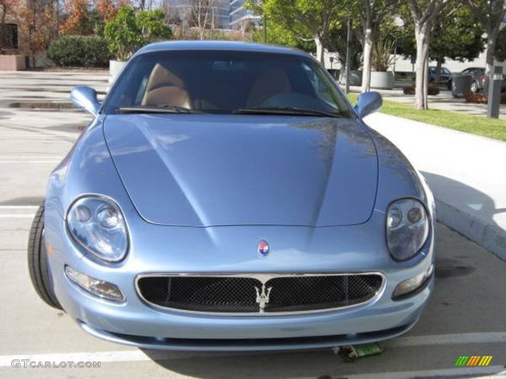 2002 Coupe Cambiocorsa - Blue Azurro (Light Blue) / Beige photo #2